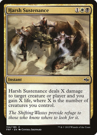 Harsh Sustenance [Fate Reforged] | Exor Games New Glasgow