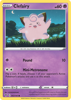 Clefairy (063/185) [Sword & Shield: Vivid Voltage] | Exor Games New Glasgow