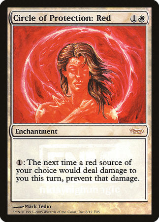 Circle of Protection: Red [Friday Night Magic 2005] | Exor Games New Glasgow