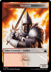 Goblin (0008) // Soldier Double-Sided Token [Ravnica Remastered Tokens] | Exor Games New Glasgow