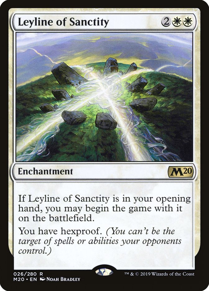 Leyline of Sanctity [Core Set 2020] | Exor Games New Glasgow