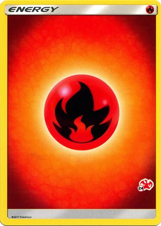 Fire Energy (Charizard Stamp #24) [Battle Academy 2020] | Exor Games New Glasgow