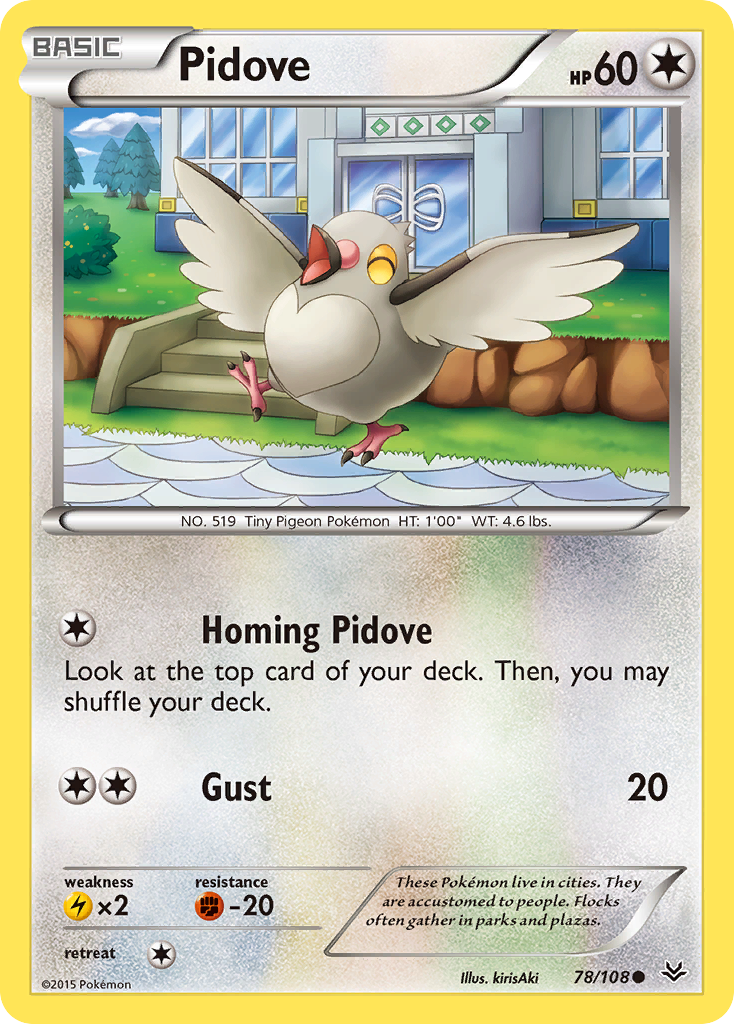 Pidove (78/108) [XY: Roaring Skies] | Exor Games New Glasgow