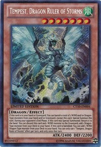 Tempest, Dragon Ruler of Storms [CT10-EN004] Secret Rare | Exor Games New Glasgow