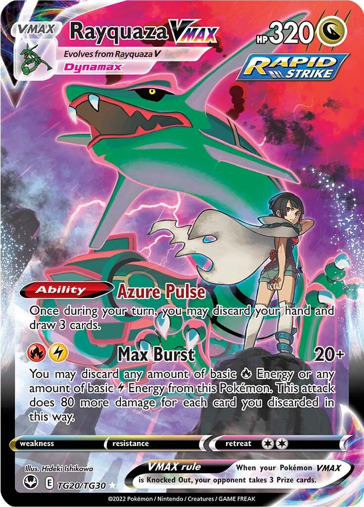 Rayquaza VMAX (TG20/TG30) [Sword & Shield: Silver Tempest] | Exor Games New Glasgow