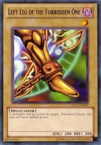 Left Leg of the Forbidden One (Red) [DL11-EN003] Rare | Exor Games New Glasgow