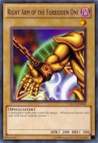 Right Arm of the Forbidden One (Purple) [DL11-EN004] Rare | Exor Games New Glasgow