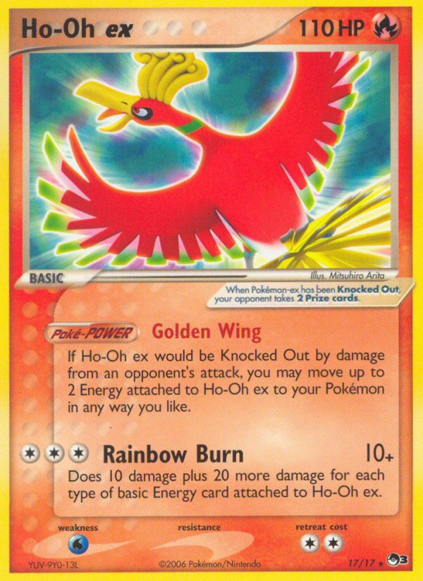 Ho-Oh ex (17/17) (Holo) [POP Series 3] | Exor Games New Glasgow