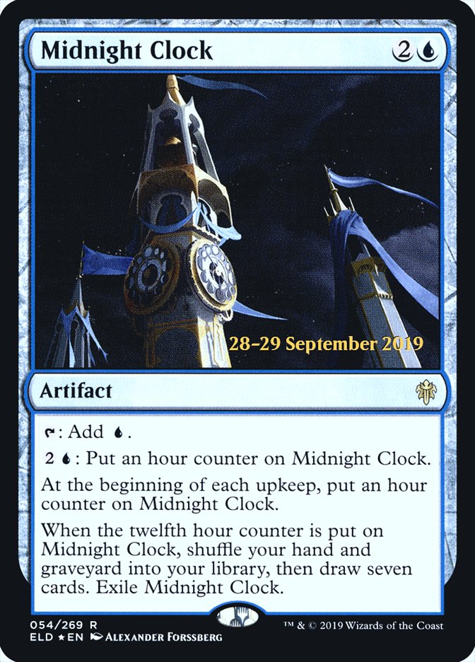 Midnight Clock  [Throne of Eldraine Prerelease Promos] | Exor Games New Glasgow