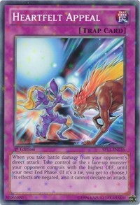 Heartfelt Appeal [SP13-EN036] Starfoil Rare | Exor Games New Glasgow