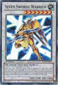 Seven Swords Warrior [SP13-EN048] Starfoil Rare | Exor Games New Glasgow