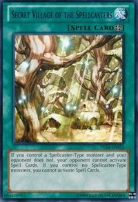 Secret Village of the Spellcasters (Red) [DL14-EN013] Rare | Exor Games New Glasgow