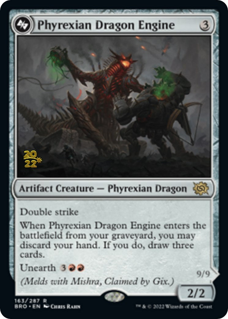 Phyrexian Dragon Engine [The Brothers' War: Prerelease Promos] | Exor Games New Glasgow