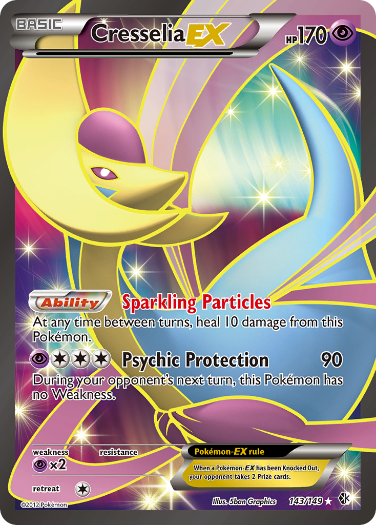 Cresselia EX (143/149) [Black & White: Boundaries Crossed] | Exor Games New Glasgow