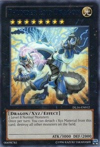 Thunder End Dragon (Blue) [DL16-EN012] Rare | Exor Games New Glasgow