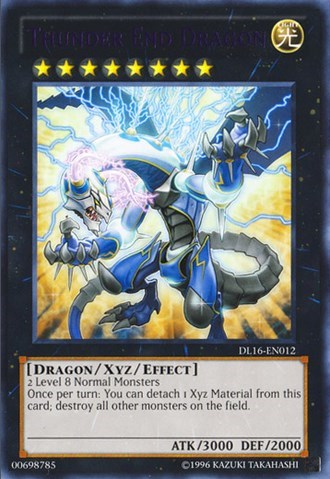 Thunder End Dragon (Purple) [DL16-EN012] Rare | Exor Games New Glasgow