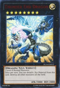 Thunder End Dragon (Red) [DL16-EN012] Rare | Exor Games New Glasgow