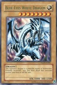 Blue-Eyes White Dragon (Green) [DL09-EN001] Rare | Exor Games New Glasgow