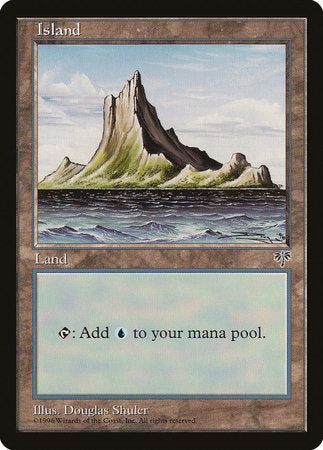 Island (Off-Center Spire) [Mirage] | Exor Games New Glasgow