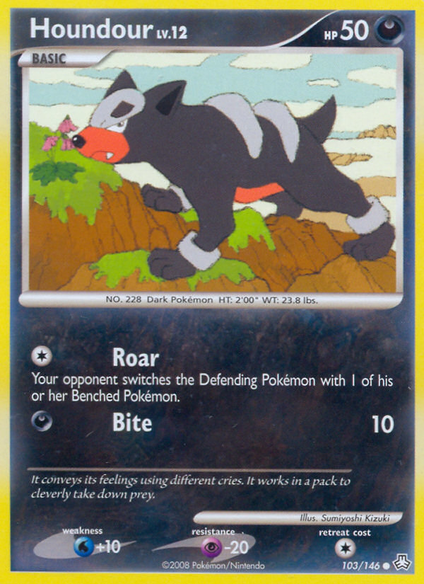 Houndour (103/146) [Diamond & Pearl: Legends Awakened] | Exor Games New Glasgow