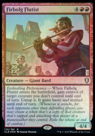 Firbolg Flutist [Commander Legends: Battle for Baldur's Gate Prerelease Promos] | Exor Games New Glasgow