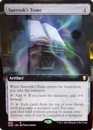 Sarevok's Tome (Extended Art) [Commander Legends: Battle for Baldur's Gate] | Exor Games New Glasgow