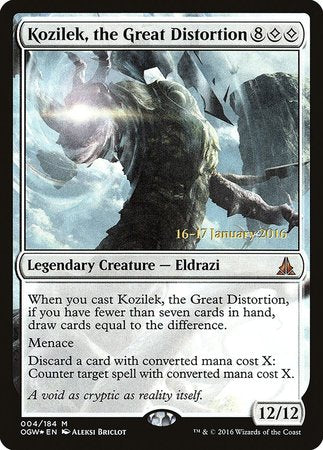 Kozilek, the Great Distortion [Oath of the Gatewatch Promos] | Exor Games New Glasgow