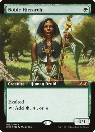 Noble Hierarch [Ultimate Box Topper] | Exor Games New Glasgow