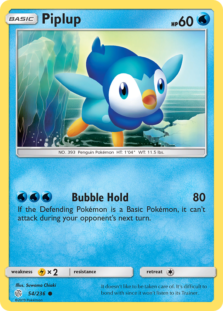 Piplup (54/236) [Sun & Moon: Cosmic Eclipse] | Exor Games New Glasgow