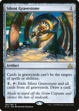 Silent Gravestone [Rivals of Ixalan Promos] | Exor Games New Glasgow