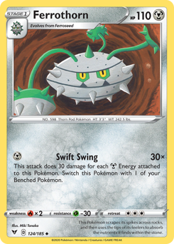 Ferrothorn (124/185) [Sword & Shield: Vivid Voltage] | Exor Games New Glasgow