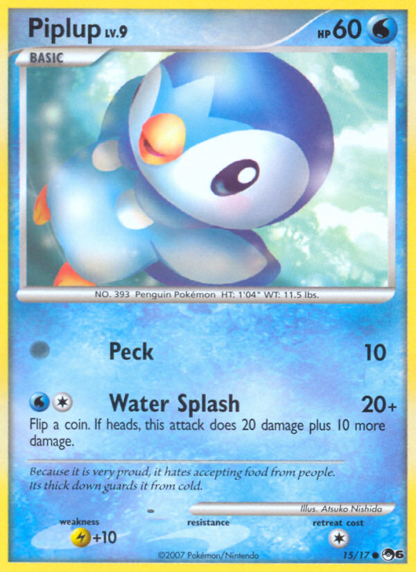 Piplup (15/17) [POP Series 6] | Exor Games New Glasgow