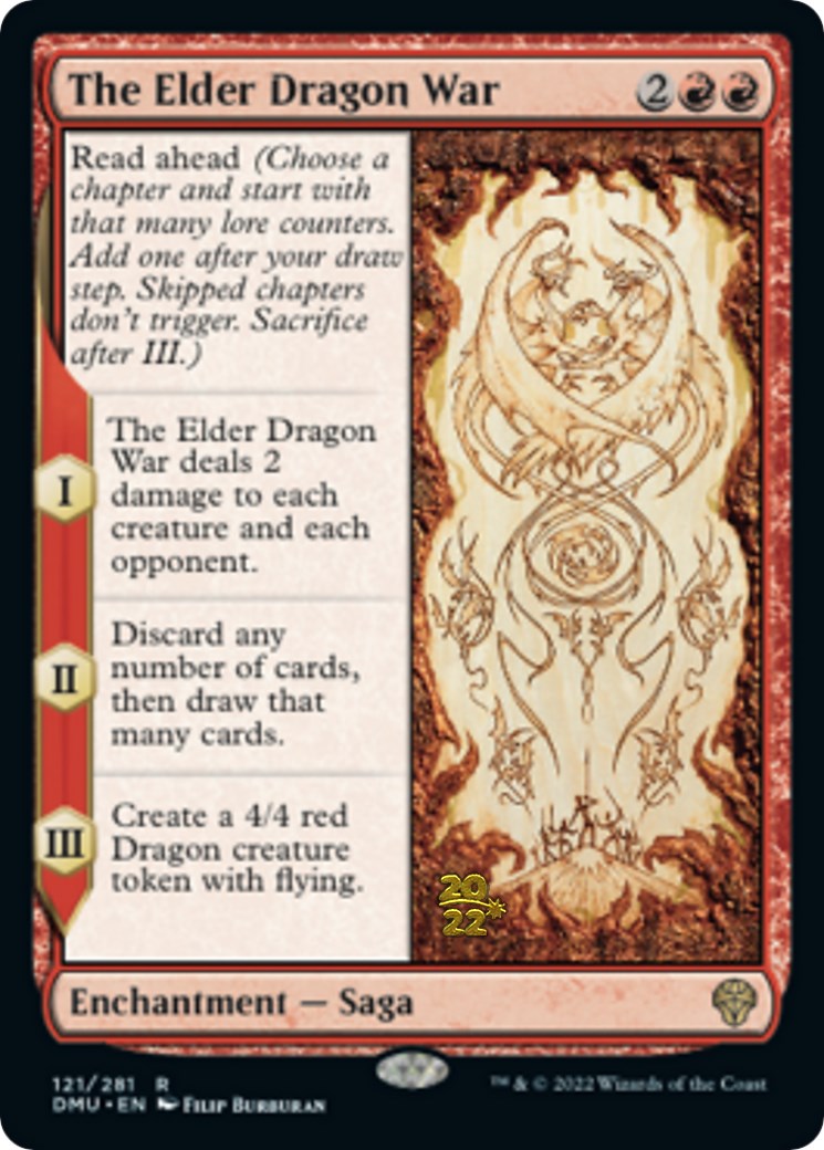 The Elder Dragon War [Dominaria United Prerelease Promos] | Exor Games New Glasgow