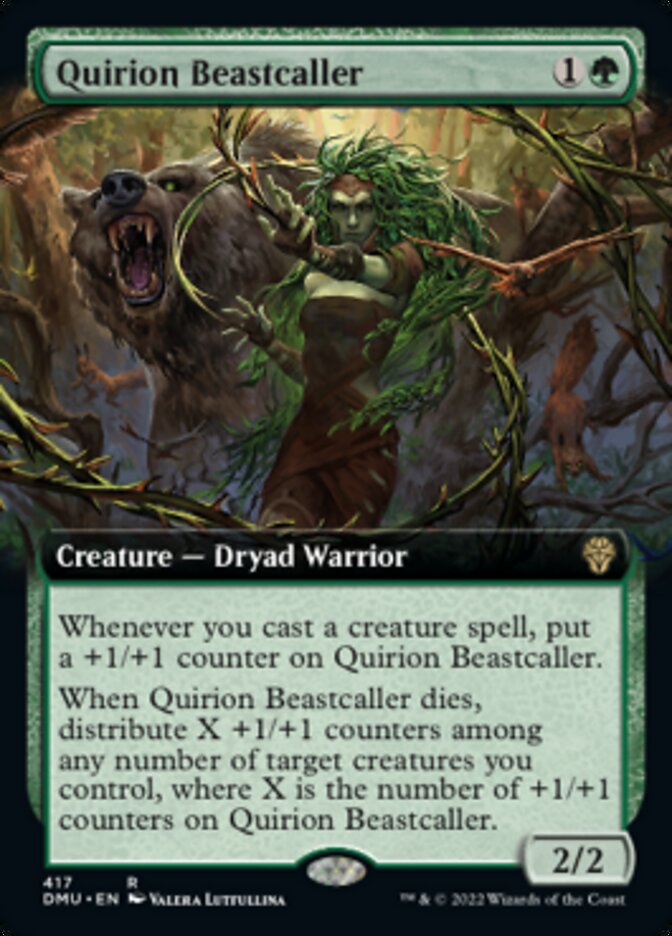 Quirion Beastcaller (Extended Art) [Dominaria United] | Exor Games New Glasgow