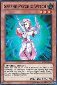 Serene Psychic Witch [AP03-EN004] Super Rare | Exor Games New Glasgow