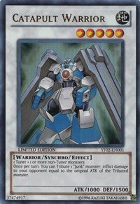 Catapult Warrior [YF02-EN001] Ultra Rare | Exor Games New Glasgow