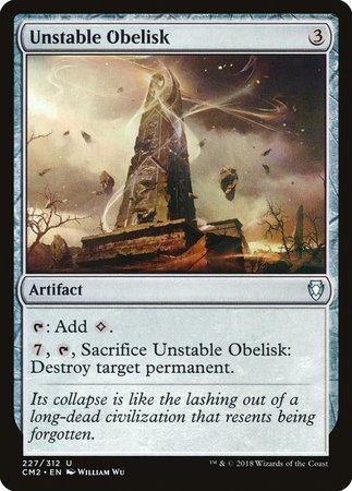 Unstable Obelisk [Commander Anthology Volume II] | Exor Games New Glasgow