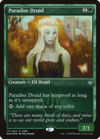 Paradise Druid [War of the Spark Promos] | Exor Games New Glasgow