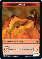 Dragon // Elf Warrior Double-Sided Token [Game Night: Free-for-All Tokens] | Exor Games New Glasgow