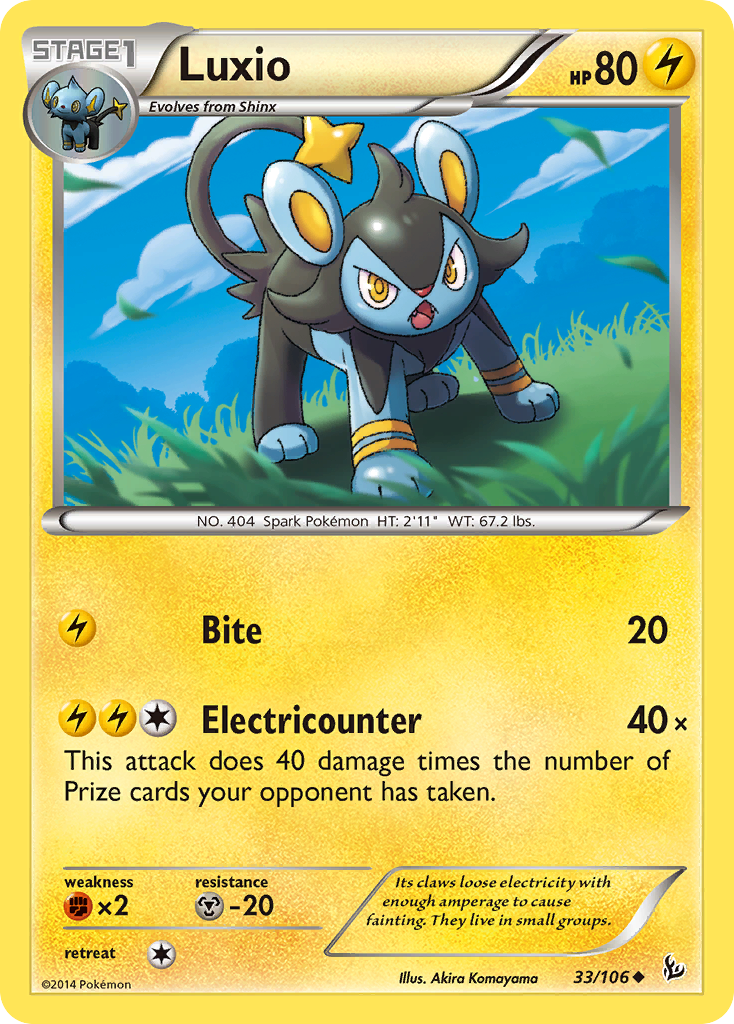 Luxio (33/106) [XY: Flashfire] | Exor Games New Glasgow