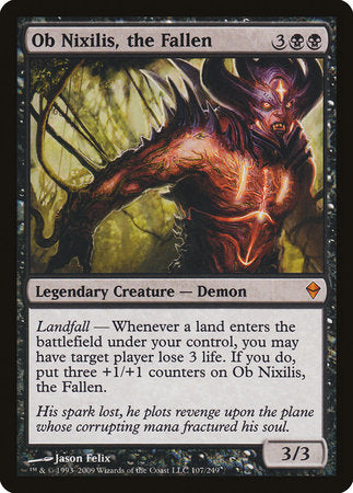 Ob Nixilis, the Fallen [Zendikar] | Exor Games New Glasgow