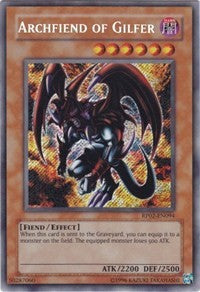 Archfiend of Gilfer [RP02-EN094] Secret Rare | Exor Games New Glasgow