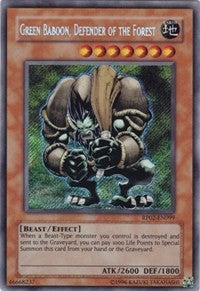 Green Baboon, Defender of the Forest [RP02-EN099] Secret Rare | Exor Games New Glasgow