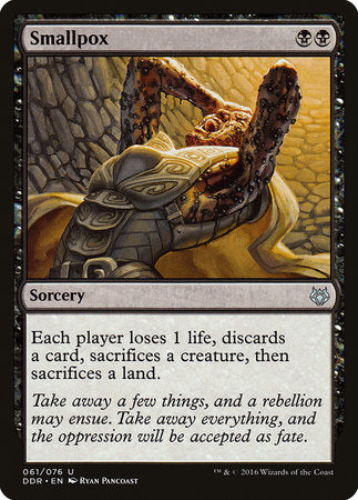 Smallpox [Duel Decks: Nissa vs. Ob Nixilis] | Exor Games New Glasgow