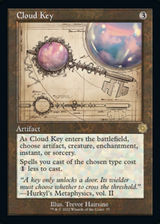 Cloud Key (Retro Schematic) [The Brothers' War Retro Artifacts] | Exor Games New Glasgow