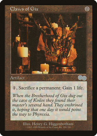 Claws of Gix [Urza's Saga] | Exor Games New Glasgow