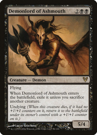 Demonlord of Ashmouth [Avacyn Restored] | Exor Games New Glasgow