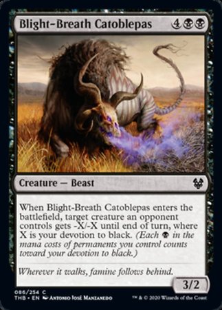 Blight-Breath Catoblepas [Theros Beyond Death] | Exor Games New Glasgow