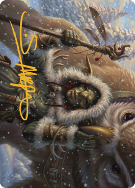 Owlbear Shepherd Art Card (Gold-Stamped Signature) [Commander Legends: Battle for Baldur's Gate Art Series] | Exor Games New Glasgow