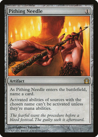 Pithing Needle [Return to Ravnica] | Exor Games New Glasgow